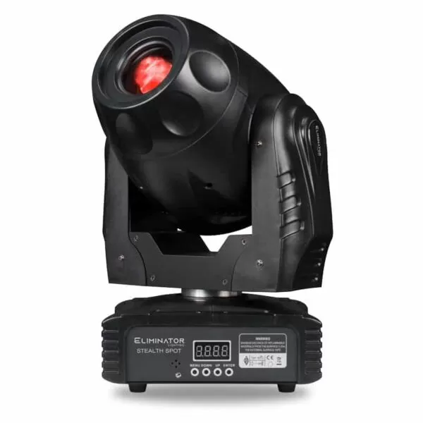 Eliminator Stealth Spot - 60W LED Spot Moving Head with Fixed 3-Facet Prism and DMX